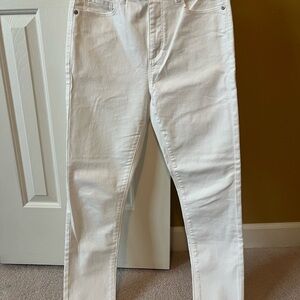 LOFT Men's Crisp White Skinny Jeans